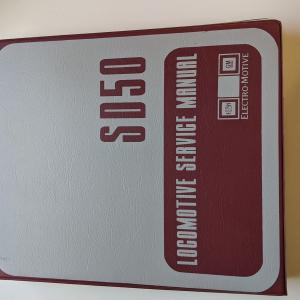 EMD SD50 Locomotive Service Manual 5th Edition December 1983