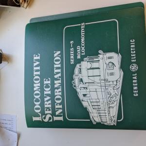 GE Series 8 Road Locomotive Service Information Manual LTM-800