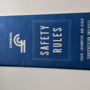 S7-A (R-4 5-76) Safety Rules Train, Locomotive and other Transportation Employees, Effective July 1 1968