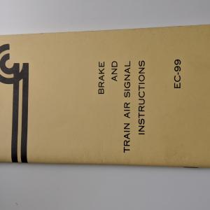 Brake and Train Air Signal Instructions EC-99, Rev 5-1-76.