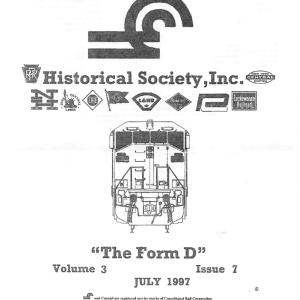 CRHS The Form D Newsletter - Vol. 03, No. 07 - July 1997
