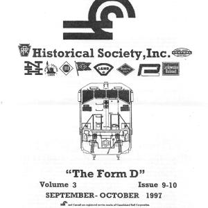 CRHS The Form D Newsletter - Vol. 03, No. 09 & 10 - September/October 1997