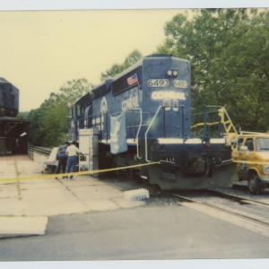 SD40-2 6493 at CNJ station in Bethlehem, PA