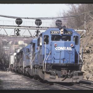 Conrail 3397 in Altoona PA on 5/4/89