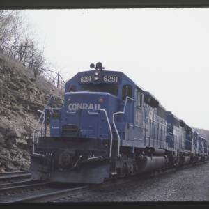 Conrail 6291 in Altoona PA on 5/4/89