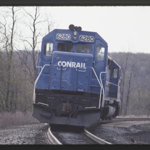 Conrail 6280 in Cresson PA on 5/4/89