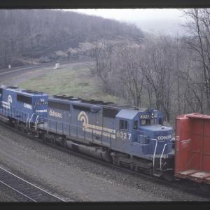 Conrail 6327 in Altoona PA on 5/5/89