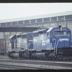 Conrail 6299 in Altoona PA on 5/5/89