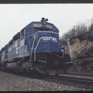 Conrail 6285 in Tunnelhill PA on 5/5/89