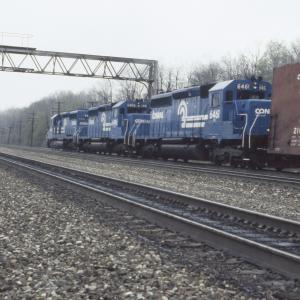 Conrail 6461 in Tunnelhill PA on 5/5/89