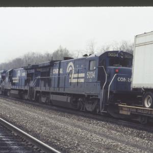 Conrail 5034 in Tunnelhill PA on 5/5/89