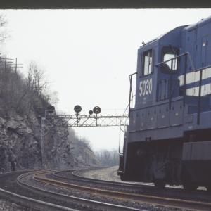 Conrail 5030 in Altoona PA on 5/5/89