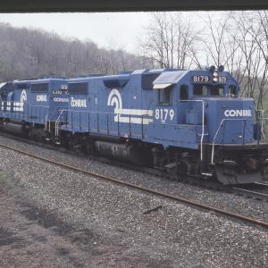Conrail 8179 in Altoona PA on 5/6/89