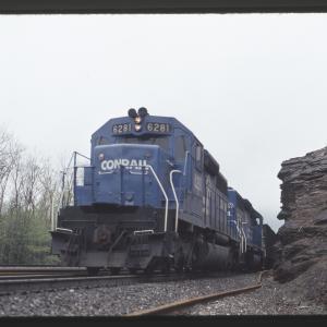 Conrail 6281 in Altoona PA on 5/6/89