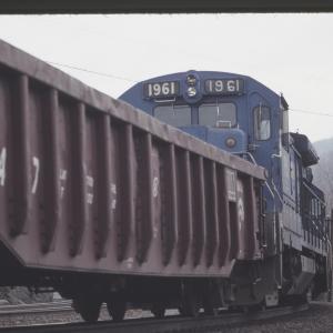 Conrail 1961 at MG Tower, Altoona PA on 5/6/89