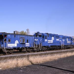 Conrail 21224 in Easton PA on 10/90