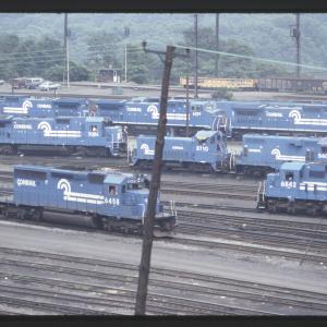 Conrail 6458 in Enola PA on 8/90