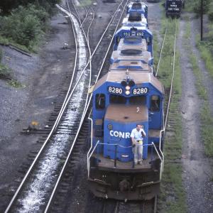 Conrail 8280 in Enola PA on 8/90