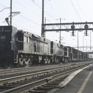 Conrail 4417 in Monmouth Junction NJ on 3/6/77