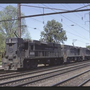 Conrail 4444 in Monmouth Junction NJ on 5/15/77