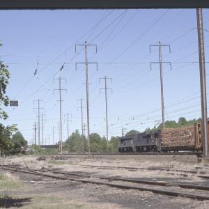 Conrail 4422 in Monmouth Junction NJ on 5/15/77