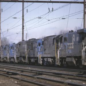 Conrail 2812 in Monmouth Junction NJ on 4/8/78