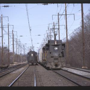 Conrail 4448 in Monmouth Junction NJ on 4/22/78