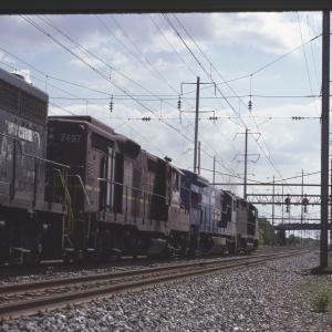 Conrail 7497 in Monmouth Junction NJ on 7/7/79