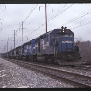 Conrail 3233 in Monmouth Junction NJ on 3/30/80
