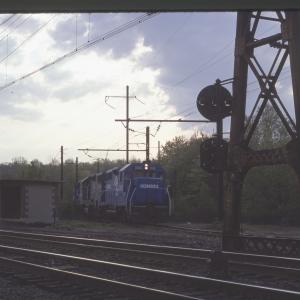 Conrail 3666 in Monmouth Junction NJ on 5/5/80
