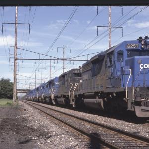 Conrail 6251 in Monmouth Junction NJ on 8/17/80