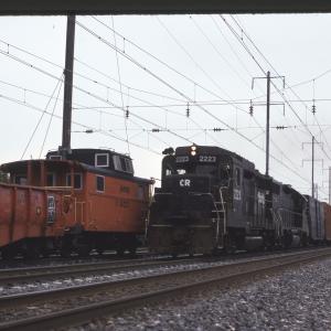 Conrail 2223 in Monmouth Junction NJ on 5/30/82