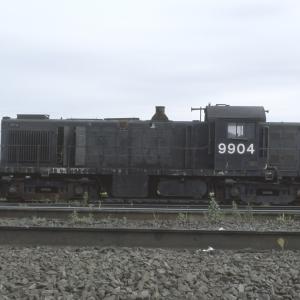 Conrail 9904 in Morrisville PA on 6/13/76