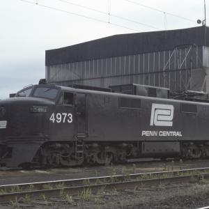 Conrail 4973 in Morrisville PA on 6/13/76