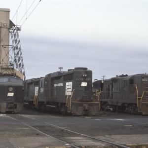 Conrail 2249 in Morrisville PA on 6/13/76