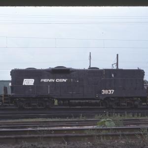 Conrail 3837 in Morrisville PA on 6/27/76
