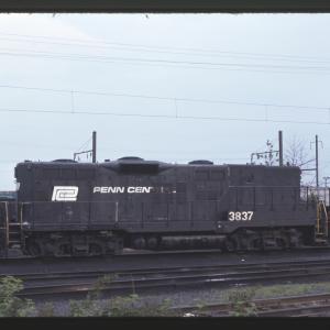 Conrail 3837 in Morrisville PA on 6/27/76