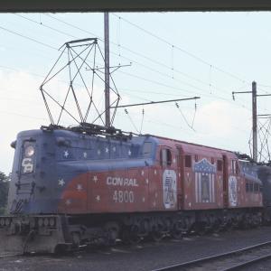 Conrail 4800 in Morrisville PA on 6/27/76