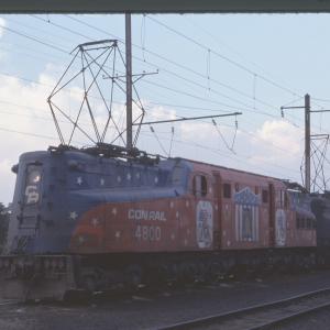 Conrail 4800 in Morrisville PA on 6/27/76