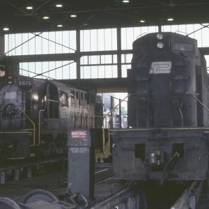 Conrail 6875 in Morrisville PA on 6/27/76