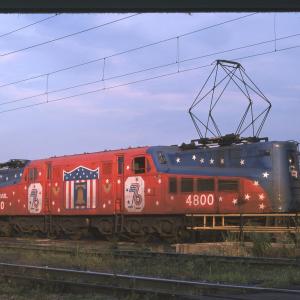 Conrail 4800 in Morrisville PA on 6/27/76