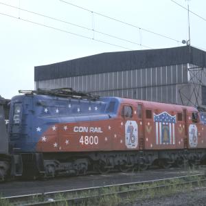 Conrail 4800 in Morrisville PA on 6/27/76