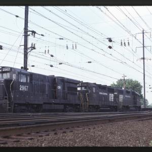 Conrail 2967 in Morrisville PA on 7/11/76