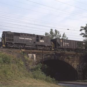 Conrail 6870 in Morrisville PA on 8/5/76
