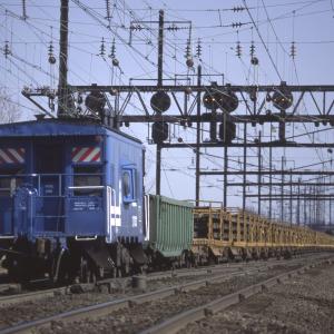 Conrail 21200 in Morrisville PA on 2/16/77