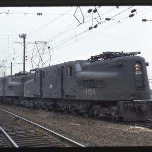 Conrail 4854 in Morrisville PA on 2/19/77