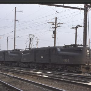 Conrail 4854 in Morrisville PA on 2/19/77