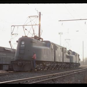 Conrail 4811 in Morrisville PA on 2/19/77