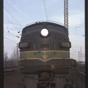 Conrail 903 in Morrisville PA on 2/26/77