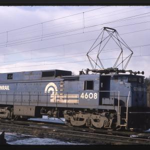 Conrail 4608 in Morrisville PA on 1/18/78
